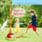 All in One Kids Outdoor Game Set Rocket Launcher Ring Toss and Jump Toy