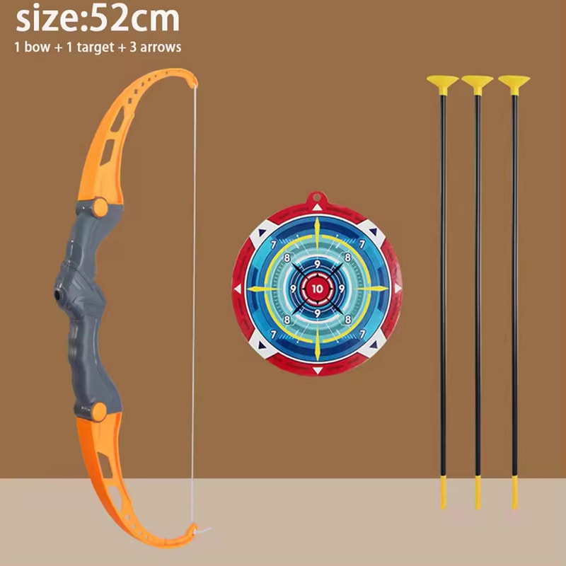 Kids Archery Set Toy with Target Safe Outdoor Bow and Arrow Shooting Game for Children