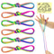 Rainbow Cat Cradle String Game for Kids Interactive Hand String Toy