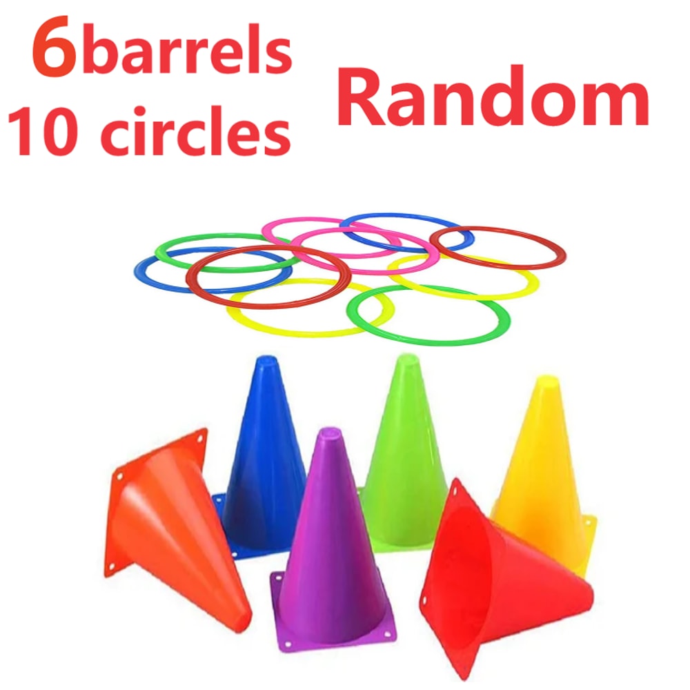 Kids Outdoor Ring Toss Game Set for Family Fun and Sensory Play