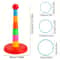 Kids Ring Toss Game Tower Set Interactive Family Game Toy For Indoor Outdoor Fun 4
