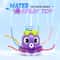 Rotating Octopus Splash Sprinkler Toy For Kids Outdoor Water Play Backyard Fun 3