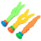 High Visibility Kids Pool Diving Toys Set, Colorful Ocean Plant Sink Toys for Swimming Training