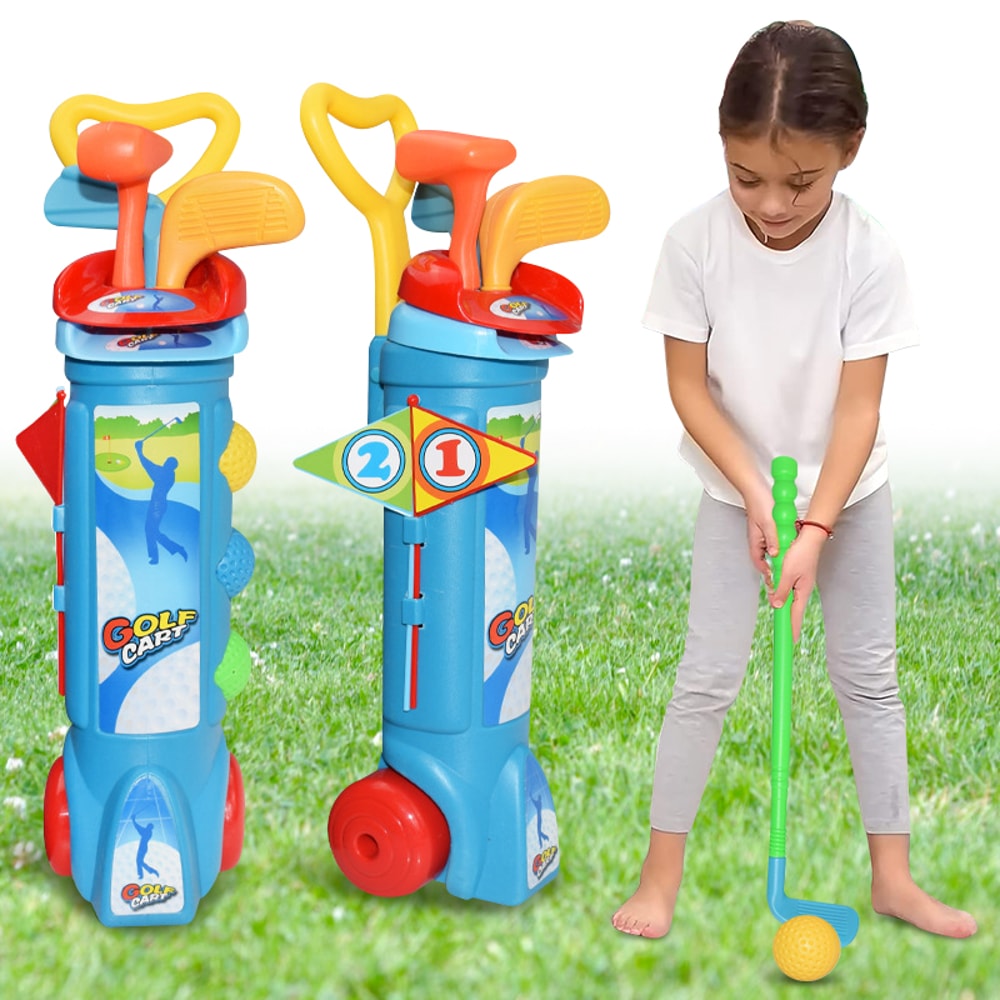 Kids Golf Set Toy Clubs Indoor Outdoor Game Family Fun Training Kit