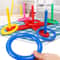 Kids Ring Toss Game Outdoor Fun Family Lawn Game Interactive Throwing Toy Set