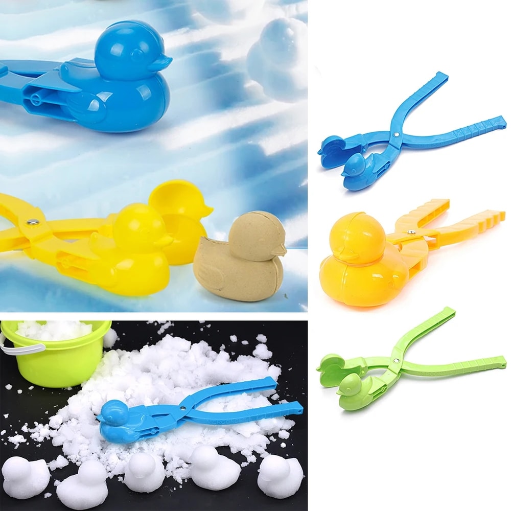 Cartoon Snowball Maker Tool, Easy Snowball Clip Toy for Kids Winter Outdoor Fun