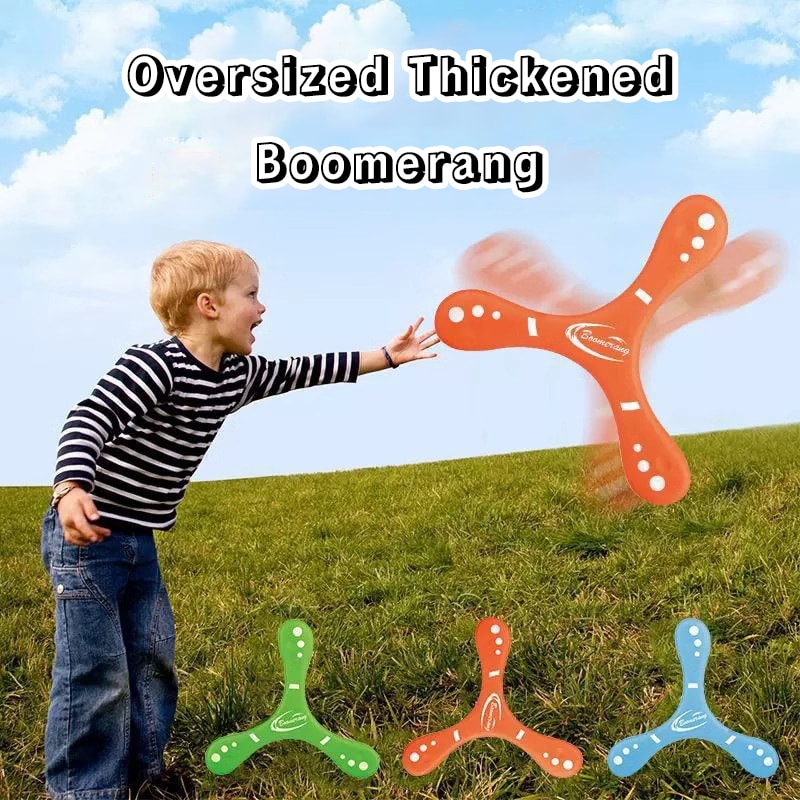 High Bounce Soft Boomerang Toy for Kids and Adults Outdoor Fun Game