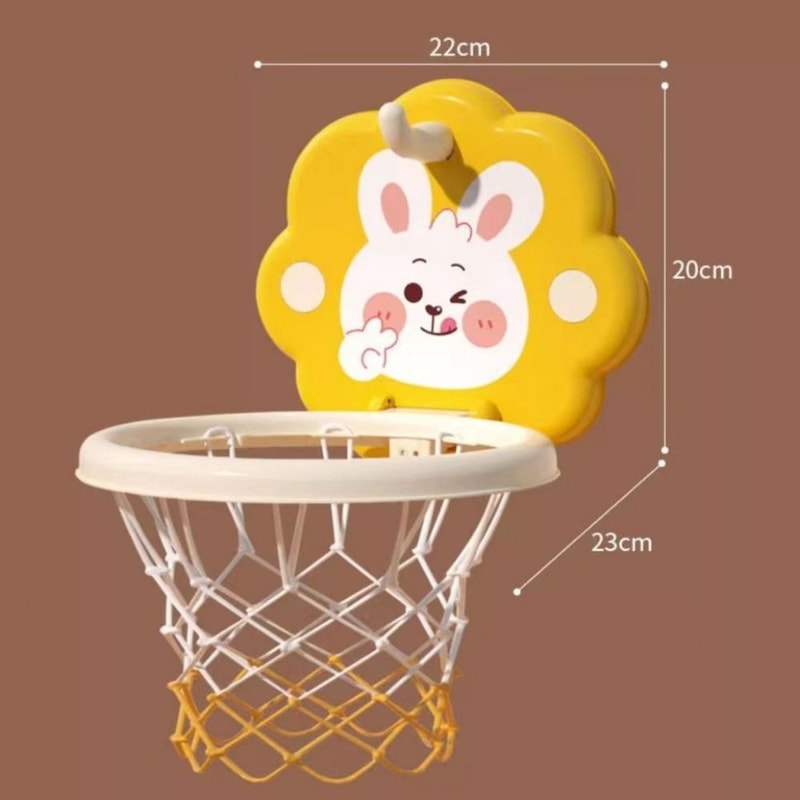 Cartoon Mini Basketball Hoop Set Over The Door Indoor Basketball Game For Kids And Teens 5