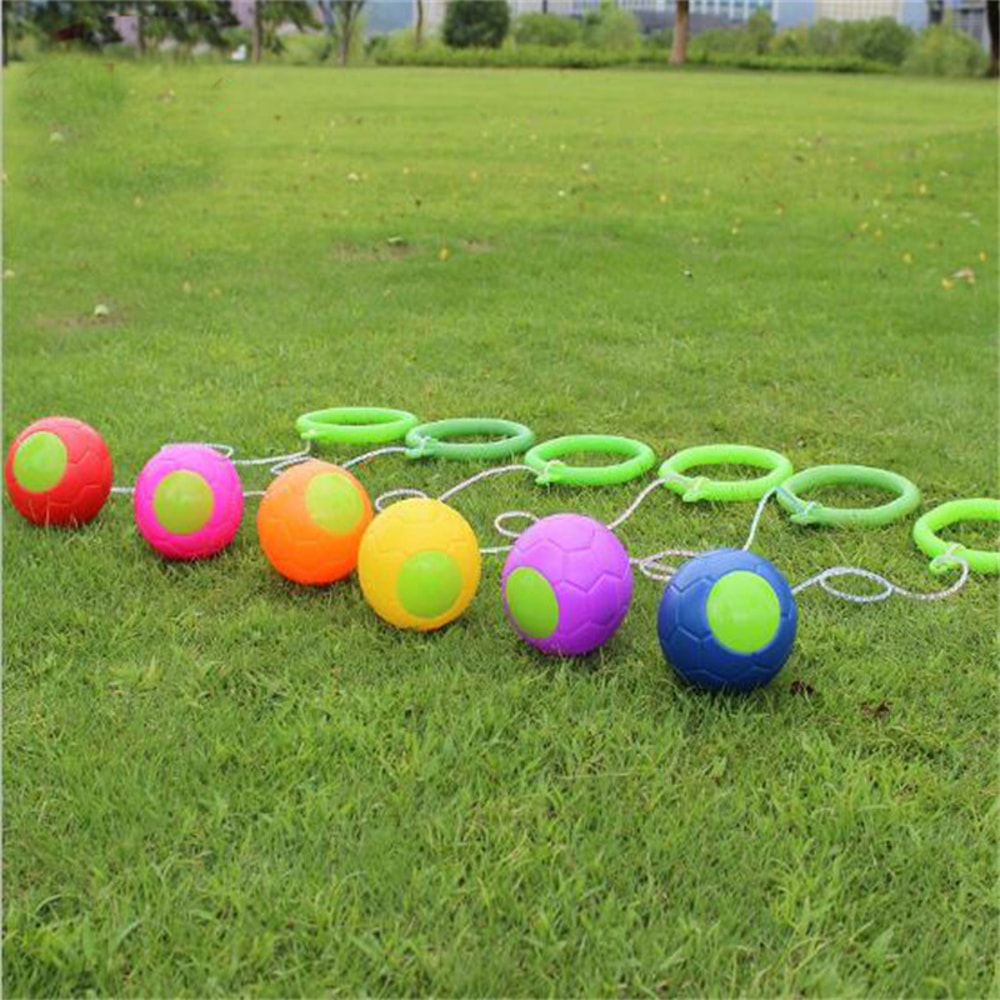 Kids Light-Up Jump Ring Ball Toy for Outdoor Play Coordination Balance Training