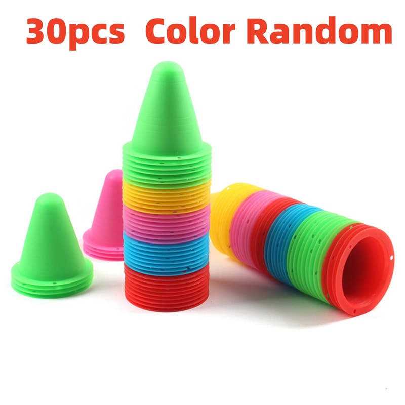 Colorful Roller Skating Cones Set for Slalom and Agility Training Markers