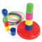 Kids Ring Toss Game Outdoor Stacking Toy Parent Child Interactive Play Set