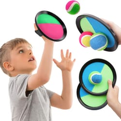kids sticky catch ball set outdoor throw and catch game for family play