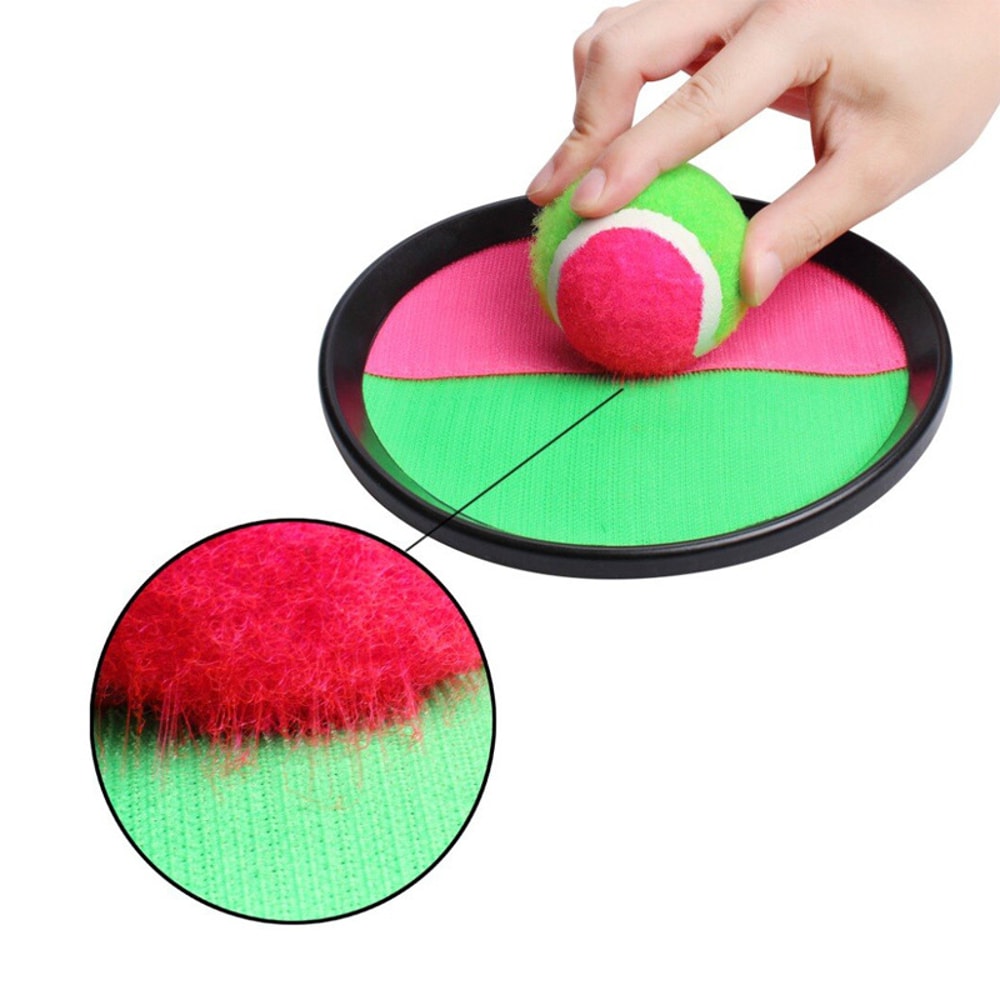 Kids Sticky Catch Ball Set Outdoor Throw and Catch Game for Family Play