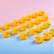 Mini Rubber Duck Bath Toys for Toddlers Squeaky Floating Baby Bathtub Toys Set