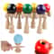 Wooden Catch Ball Game Outdoor Toss Trainer for Hand Eye Coordination and Family Play