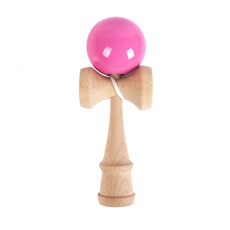 Wooden Catch Ball Game Outdoor Toss Trainer for Hand Eye Coordination and Family Play