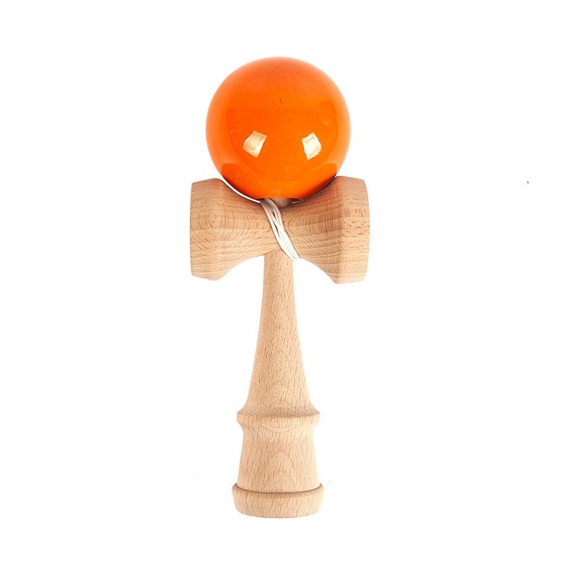 Wooden Catch Ball Game Outdoor Toss Trainer for Hand Eye Coordination and Family Play