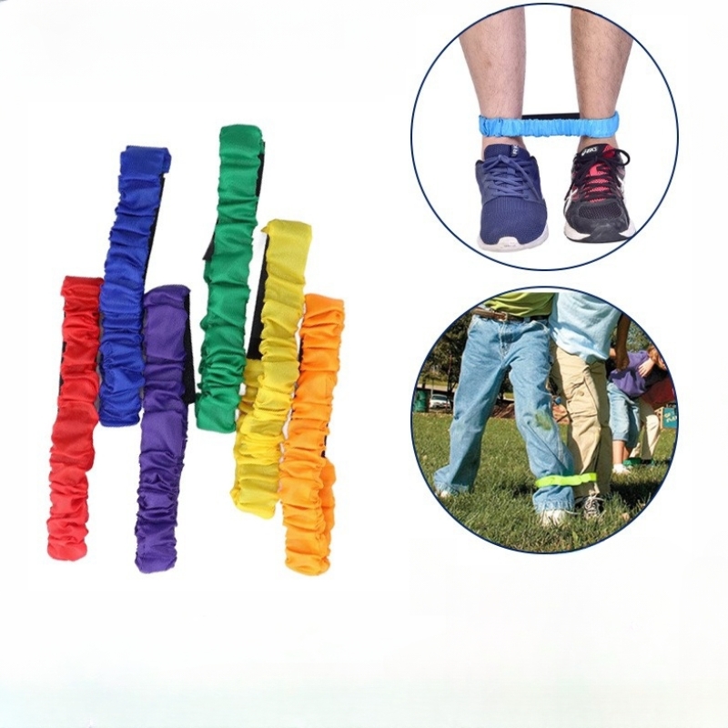 Kids Three Legged Race Band Set Outdoor Family Team Game Toy