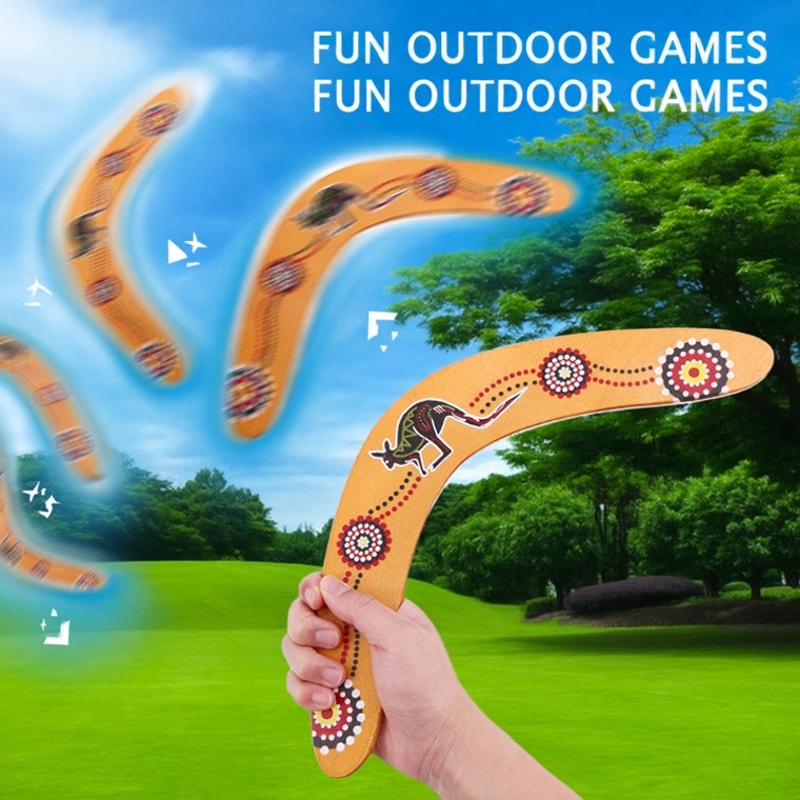 High Return Kangaroo Boomerang Outdoor Throw Game For Kids And Family Fun 0