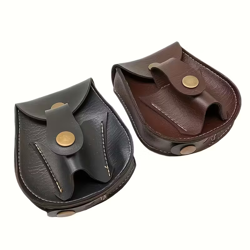 High Capacity Slingshot Ammo Holder Pouch Magnetic Snap Portable Steel Ball Storage Bag