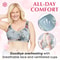 Seamless Ice Silk Lace Comfort Bra For Daily Wear 1