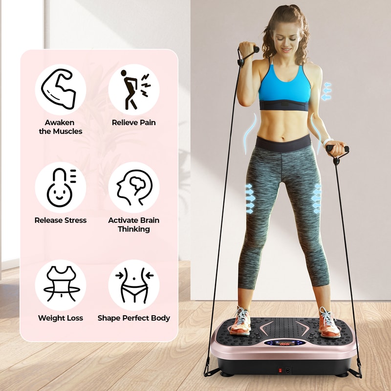 Home Fitness Vibration Platform Exercise Machine For Strength And Balance Training 1