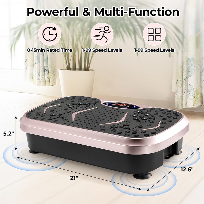Home Fitness Vibration Platform Exercise Machine For Strength And Balance Training 2
