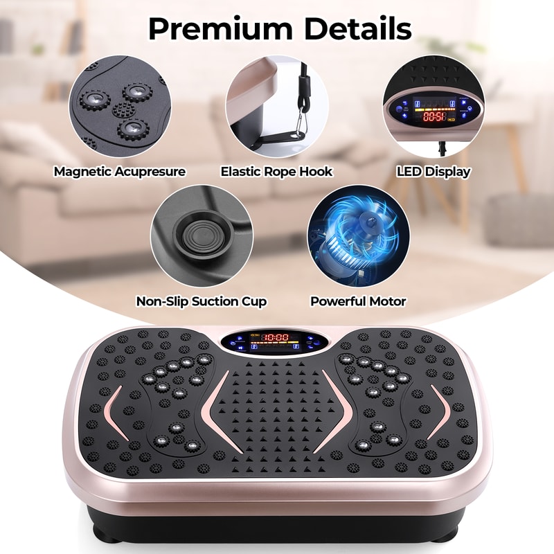 Home Fitness Vibration Platform Exercise Machine For Strength And Balance Training 4