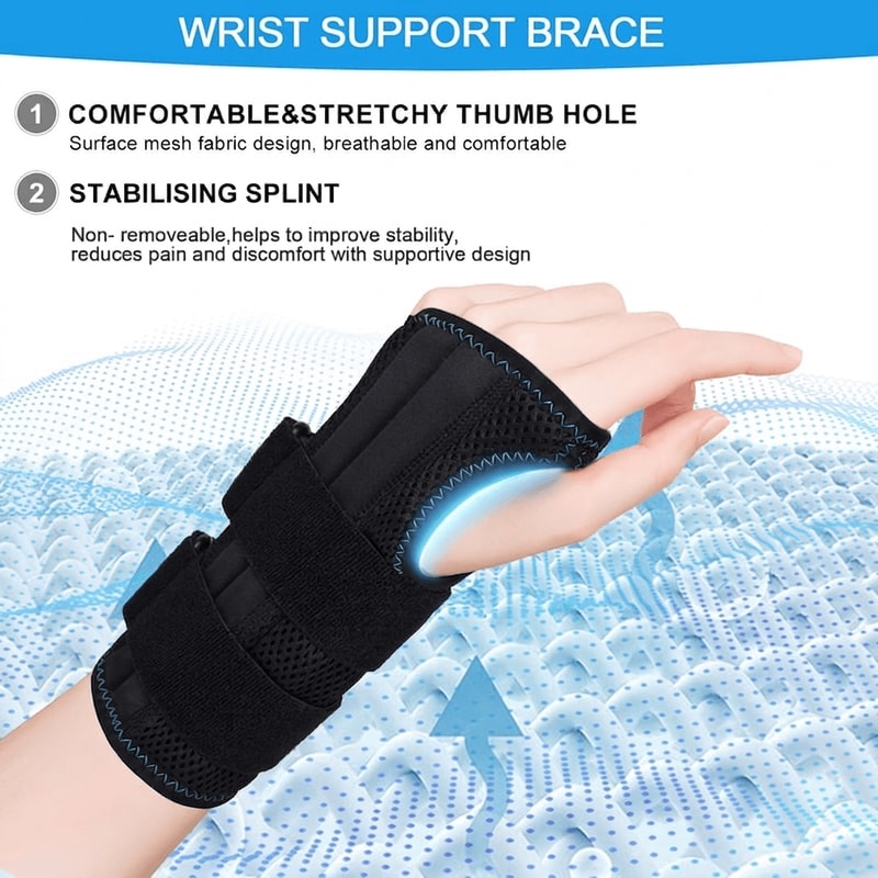 Wrist Brace For Carpal Tunnel Pain Relief With Thumb Support And Daily Comfort 2