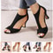 Women Cushioned Platform Sandals With Orthopedic Heels 1