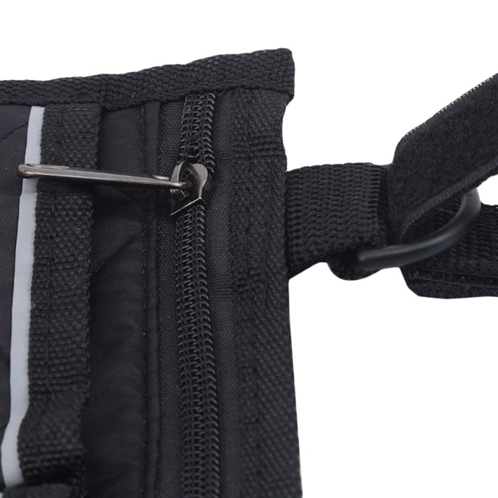 ComfortRide Wheelchair Armrest Bag with Reflective Side Storage Pockets