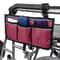 ComfortRide Wheelchair Armrest Bag with Reflective Side Storage Pockets