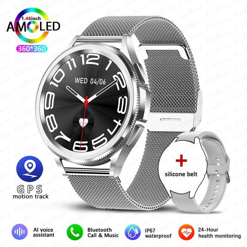 Galaxy Watch 6 Smartwatch For Men With Advanced GPS AMOLED Screen And Sport Tracking 12