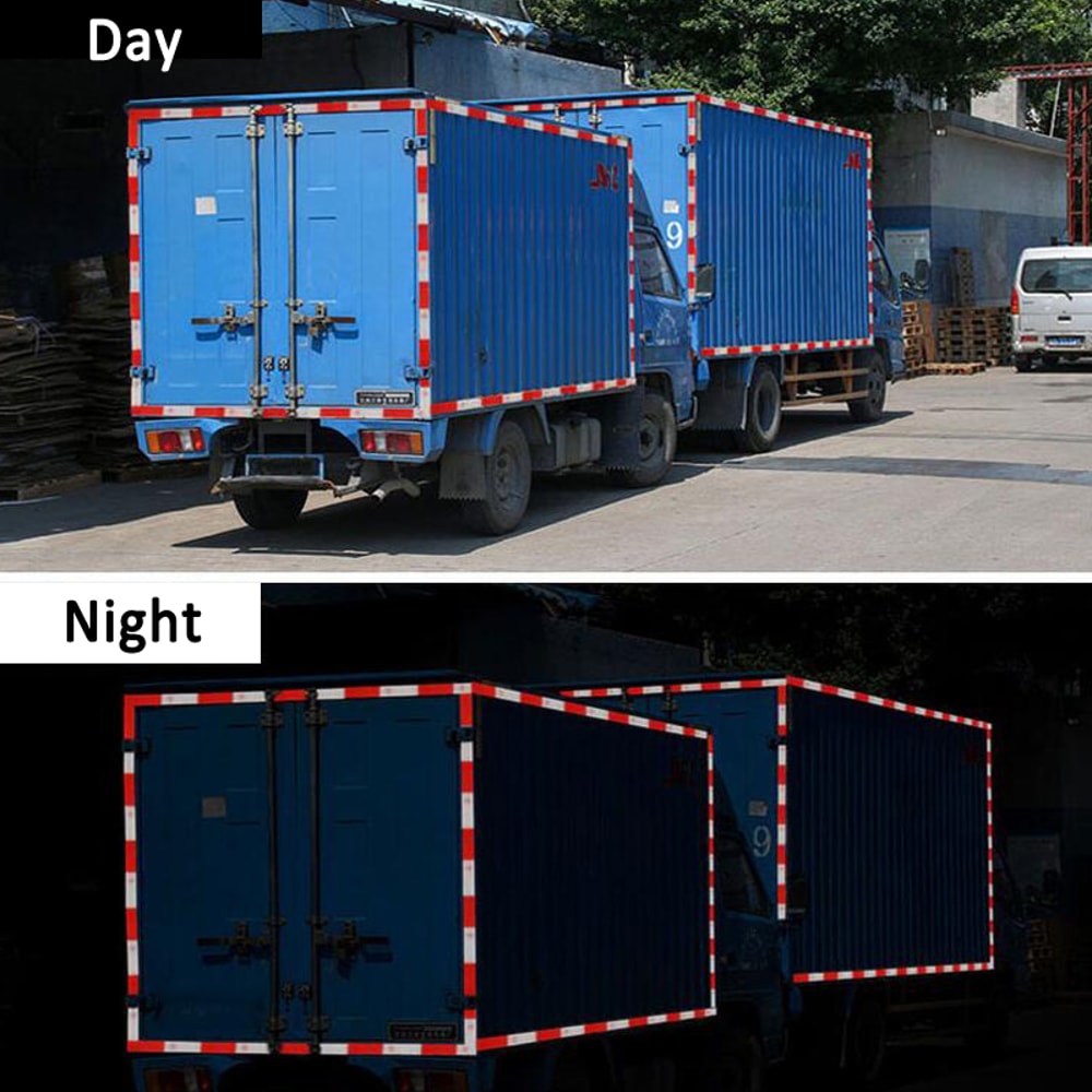DOT-C2 Reflective Tape 2" x 150' Red White Trailer Conspicuity Roll
