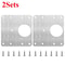 Universal Hinge Repair Plate Kit For Kitchen Cabinets And Cupboard Doors 9