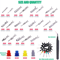 Automotive Connector Pins Kit with Terminal Removal Tool and 300 Wire Seals