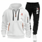 Men Running And Training Hoodie Sweatpants Outfit Set 2