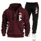 Men Running And Training Hoodie Sweatpants Outfit Set 3