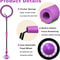 Premium Foldable Flash Wheel Ankle Skip Ball Fun Active Kids Fitness Toy