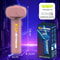 Glow Rope Launcher Toy with Adjustable Speed & Luminous String Handheld Loop Game for Kids