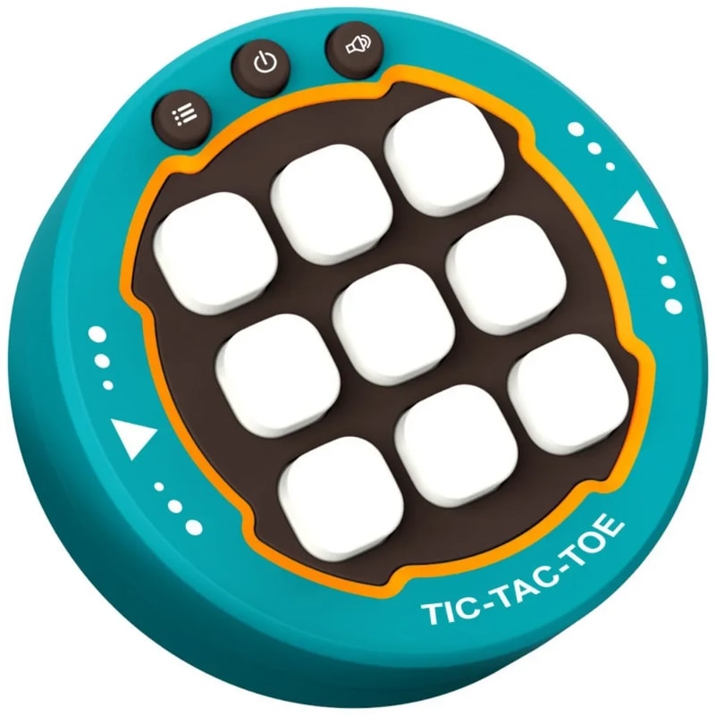 Portable Multifunctional Electronic Tic Tac Toe Game Montessori Puzzle Board 5