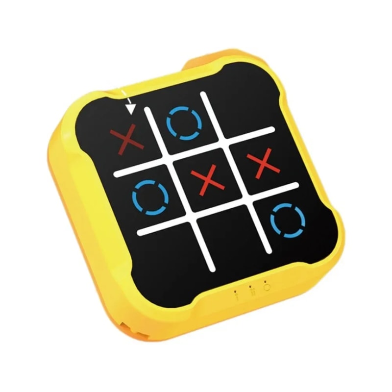 Portable Multifunctional Electronic Tic Tac Toe Game Montessori Puzzle Board 6