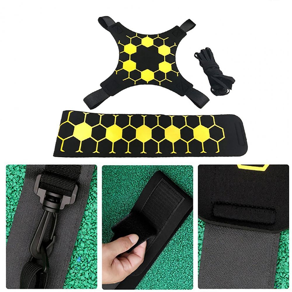 Elite Solo Soccer Juggling Trainer & Adjustable Football Training Belt