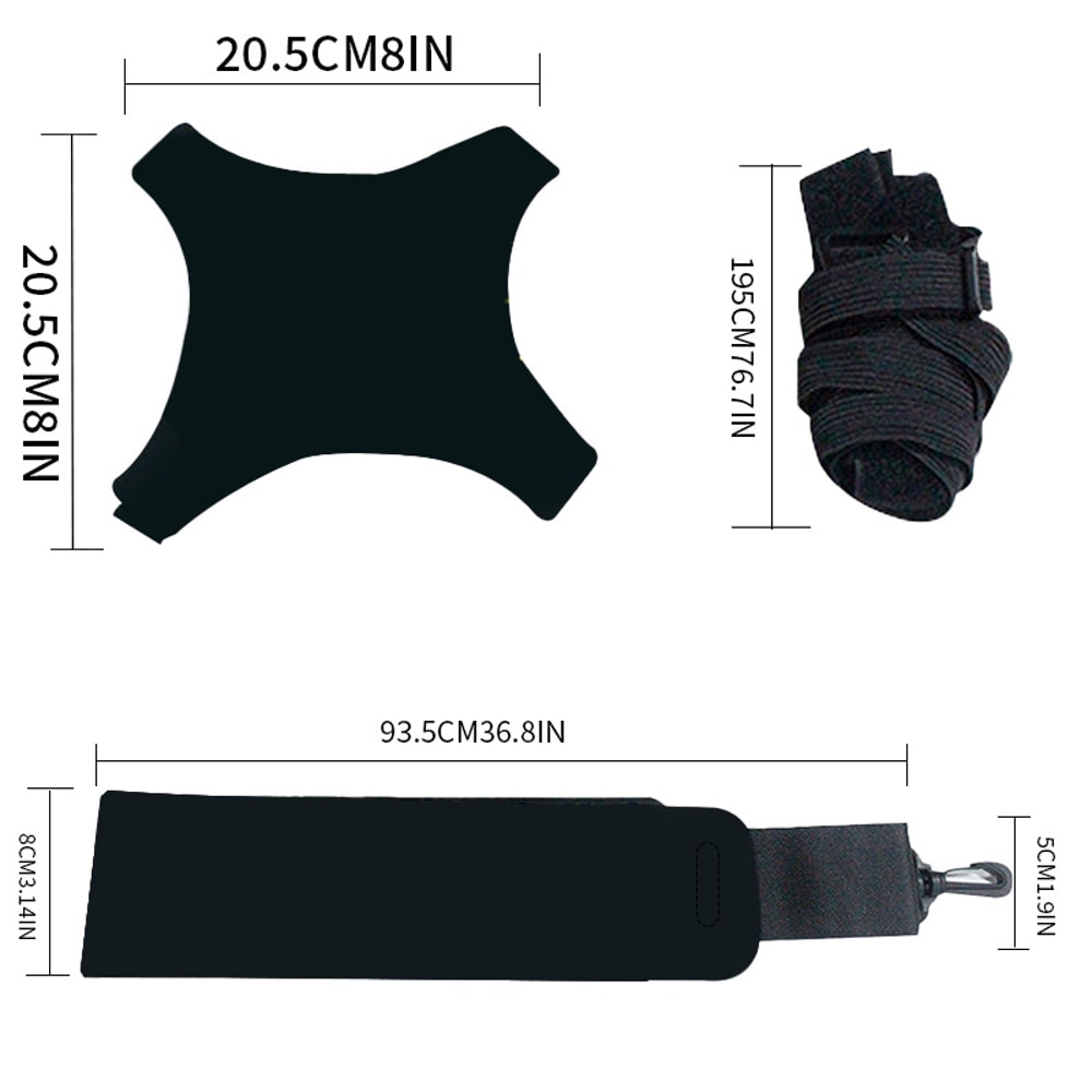 Elite Solo Soccer Juggling Trainer & Adjustable Football Training Belt