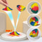 Durable Outdoor Kids Bounce Bowl Toy Camouflage Spin Jump Fun 0