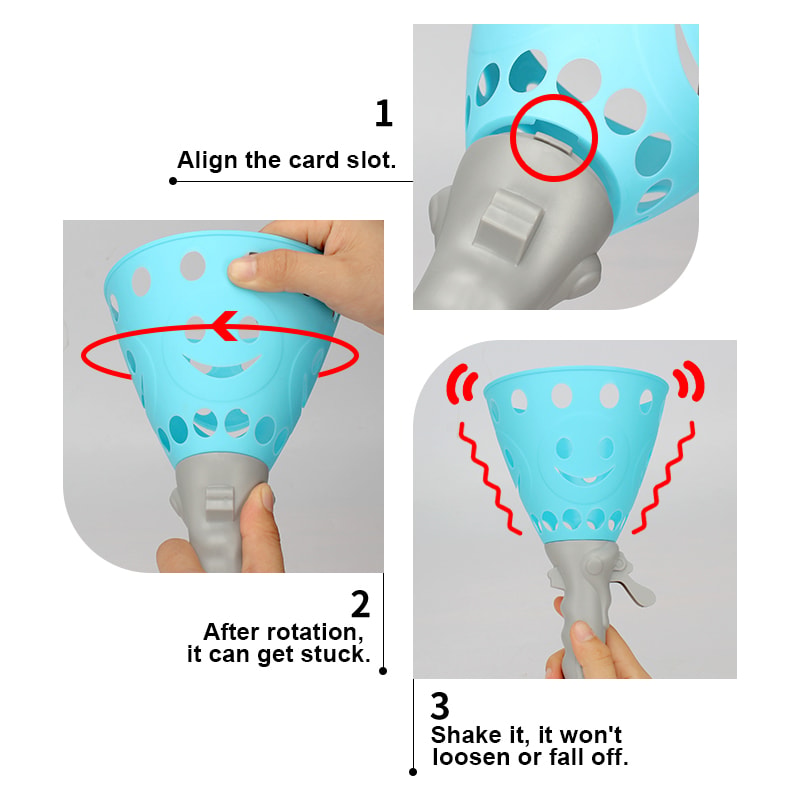 Hand Held Pop and Catch Ball Game Set for Kids Outdoor & Indoor Active Play