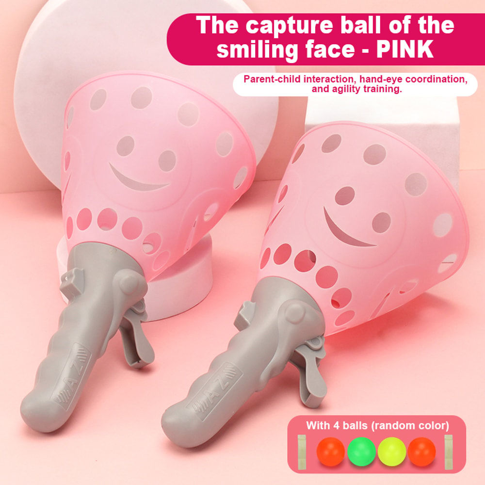 Hand Held Pop and Catch Ball Game Set for Kids Outdoor & Indoor Active Play