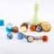 Planet Starry Sky Elastic Kids Bouncy Ball Set Outdoor & Indoor Play