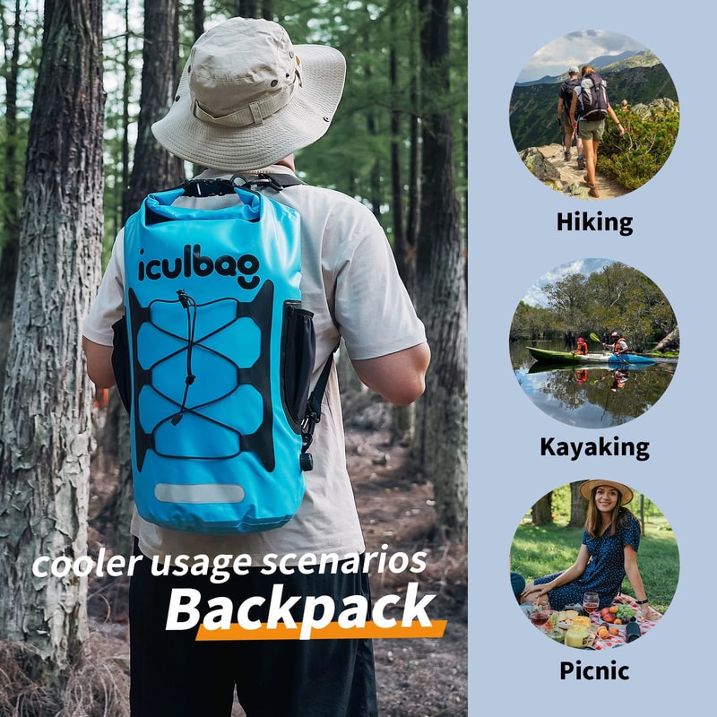 All Day Insulated Waterproof Cooler Backpack Cooling Bag