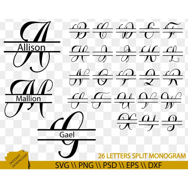 Attractive Font svg, Digital Font svg, Calligraphy font svg, | Inspire ...